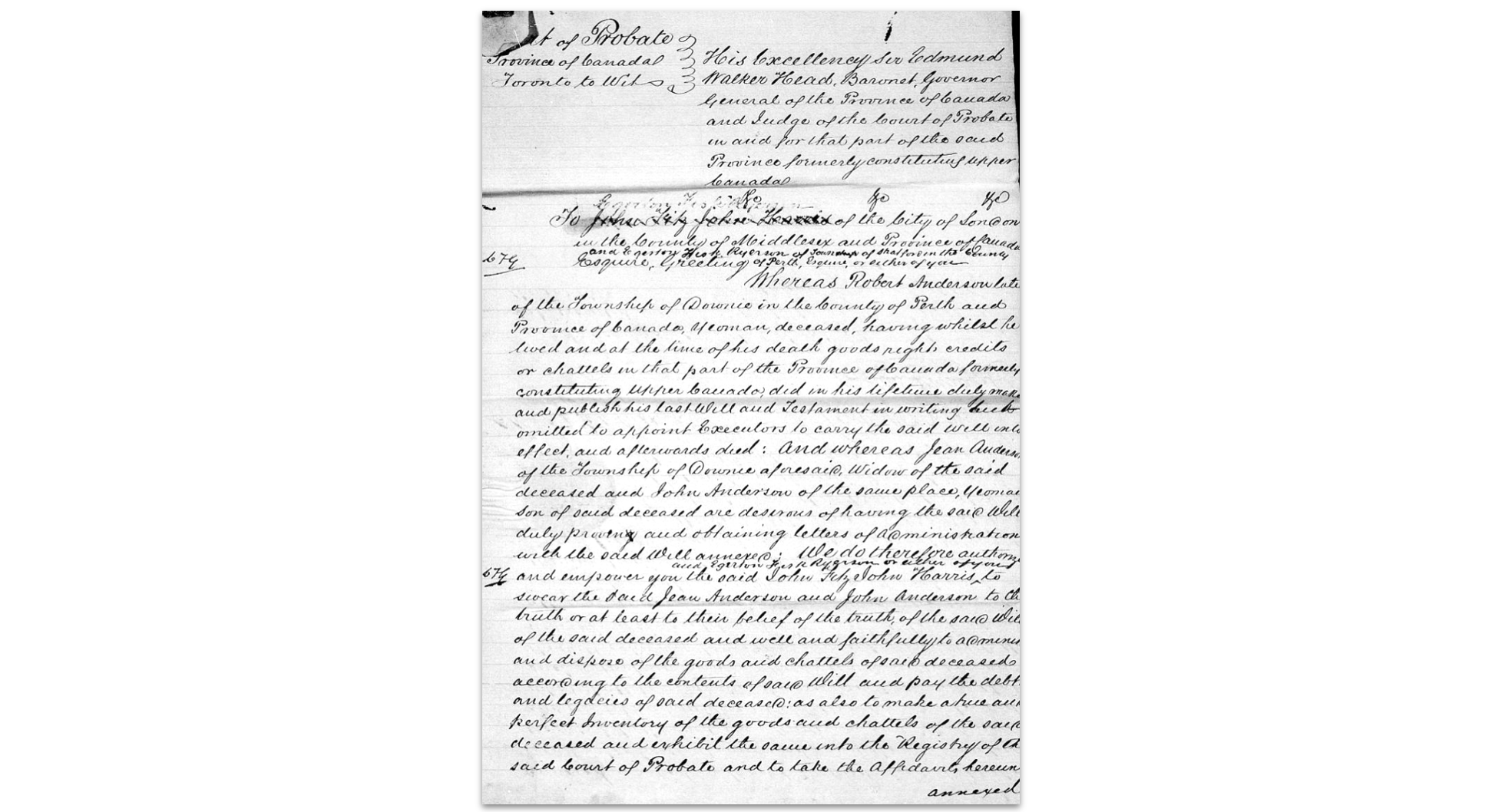 Handwritten document