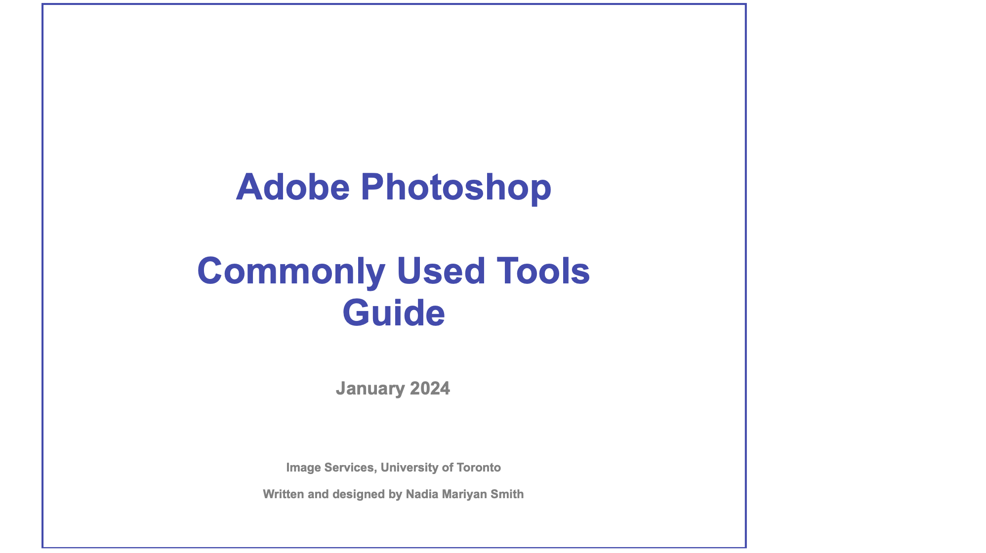 Adobe Guide